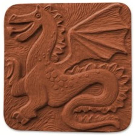 Garden Molds Garden Molds X-DRAG5067 Dragon Stepping Stone Mold - Pack of 2 X-DRAG5067
